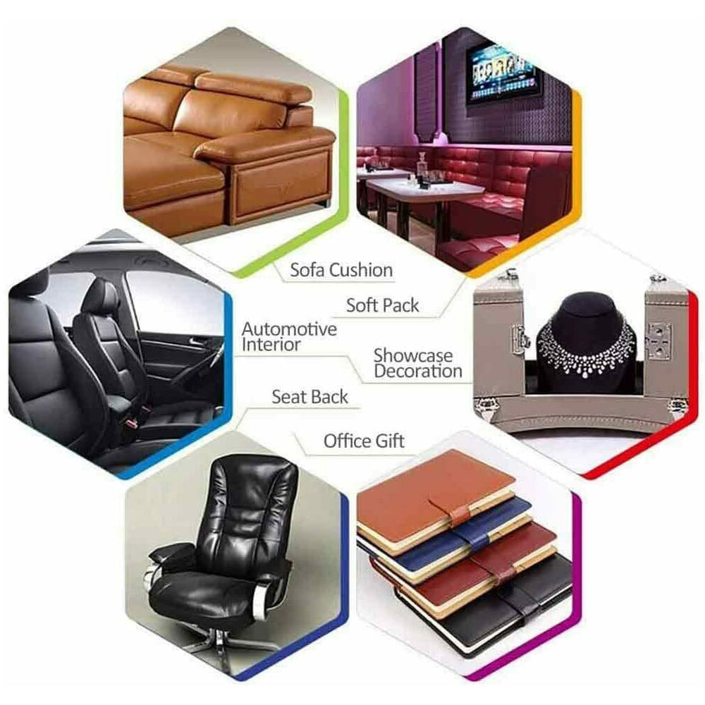 Self- Adhesive Leather Fabric Patch for Furniture Renovation
