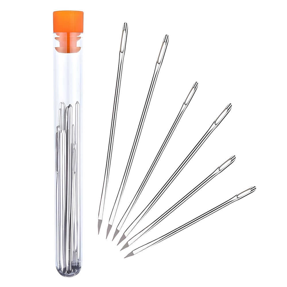 Big Eye Handwork Leather Stitching Sewing Needle with Clear Bottle