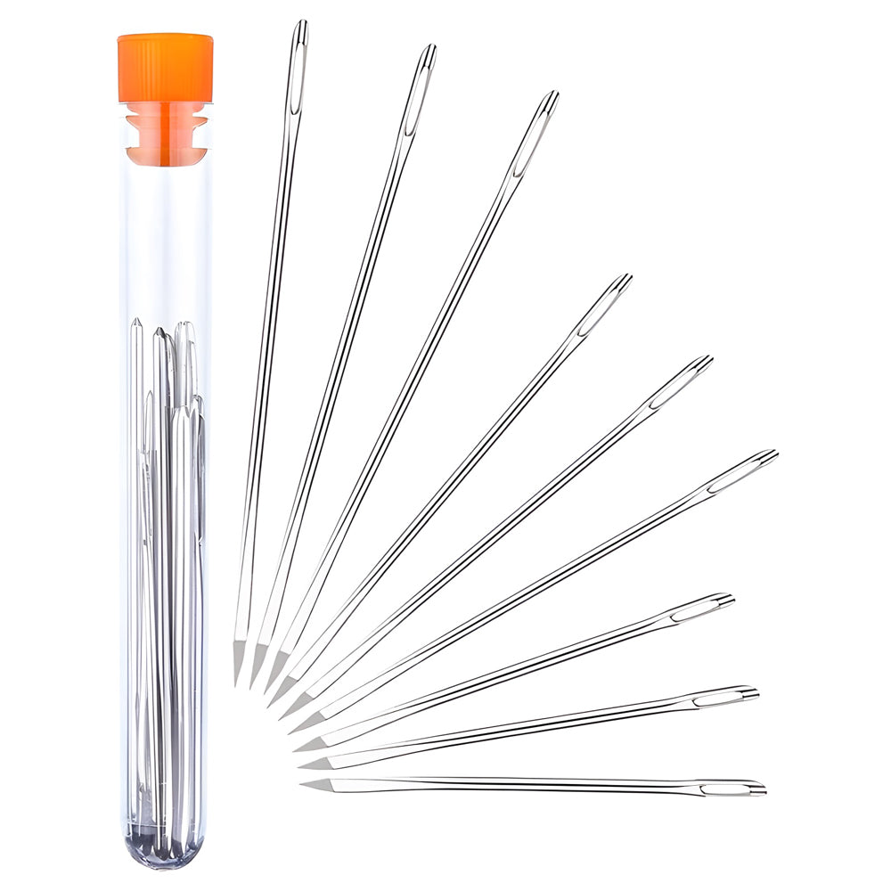 Big Eye Handwork Leather Stitching Sewing Needle with Clear Bottle