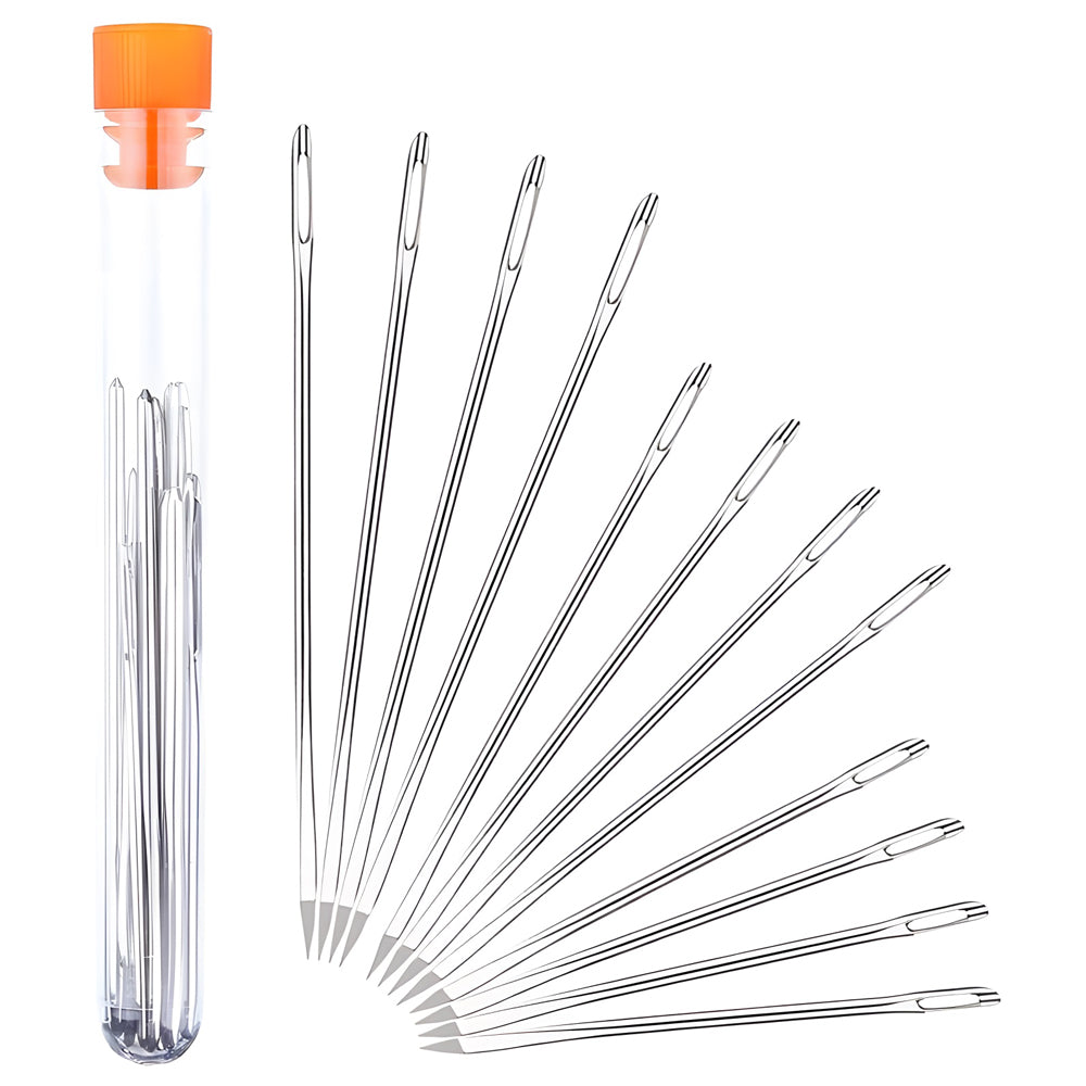 Big Eye Handwork Leather Stitching Sewing Needle with Clear Bottle