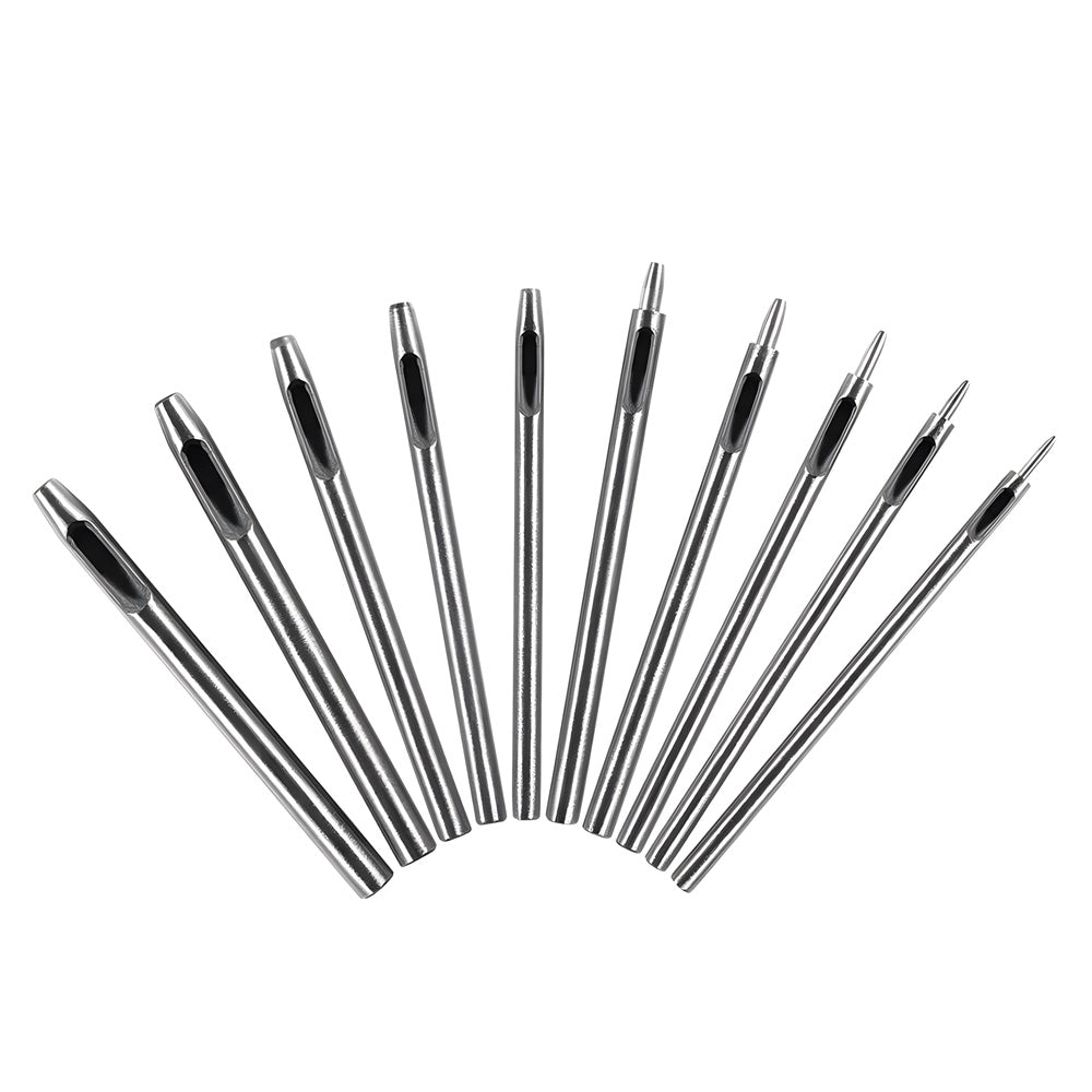 10 Pcs Leather Hole Punch Cutter