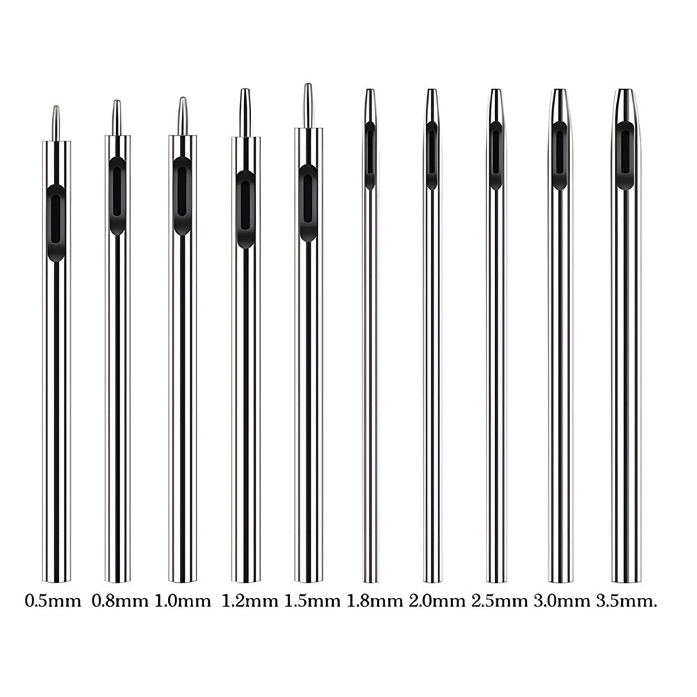 10 Pcs Leather Hole Punch Cutter