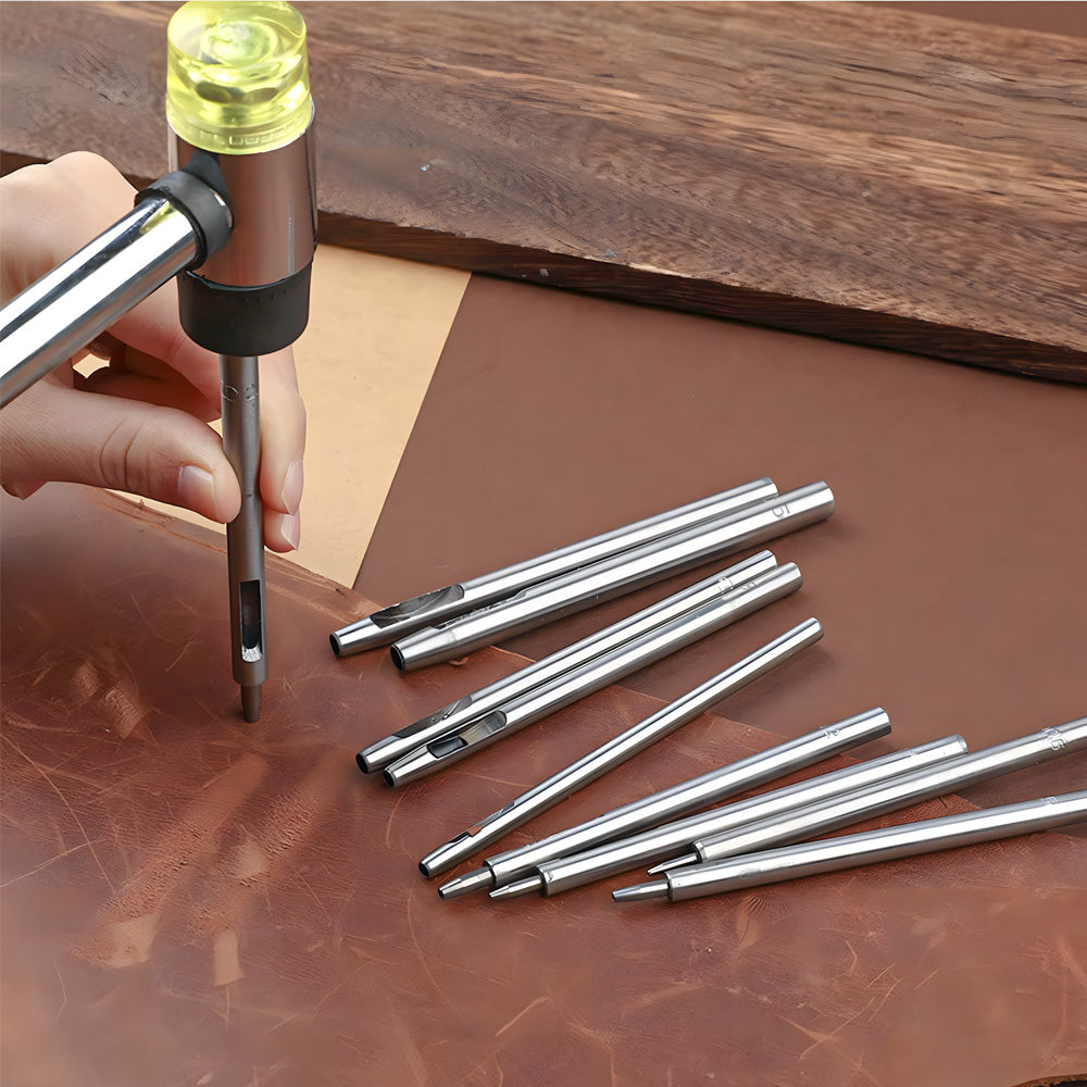 10 Pcs Leather Hole Punch Cutter