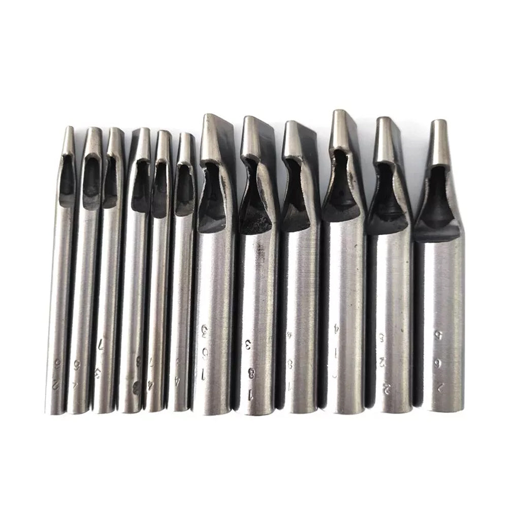 Hollow Steel Rectangle Leather Crafting Punching Tool