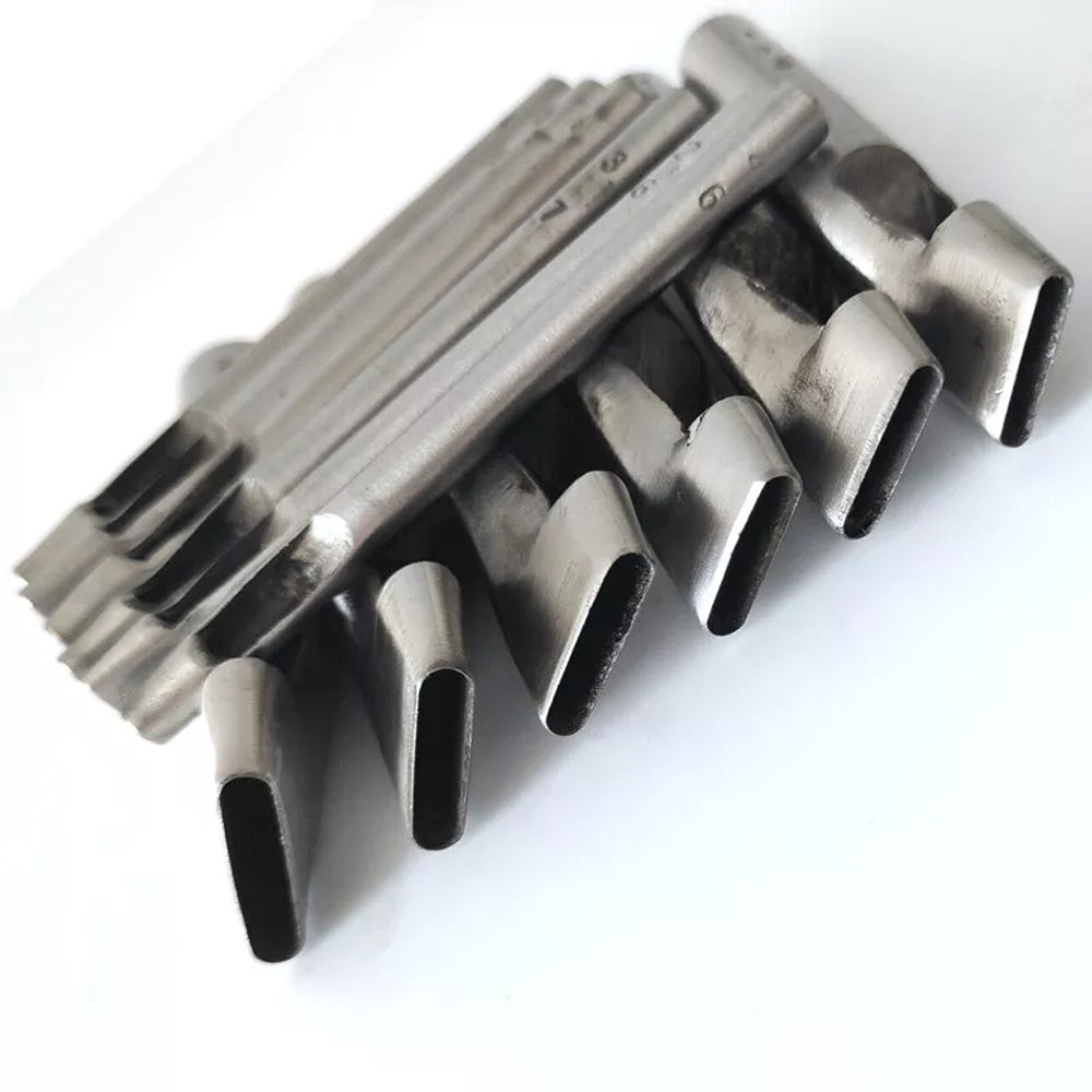 Hollow Steel Rectangle Leather Crafting Punching Tool