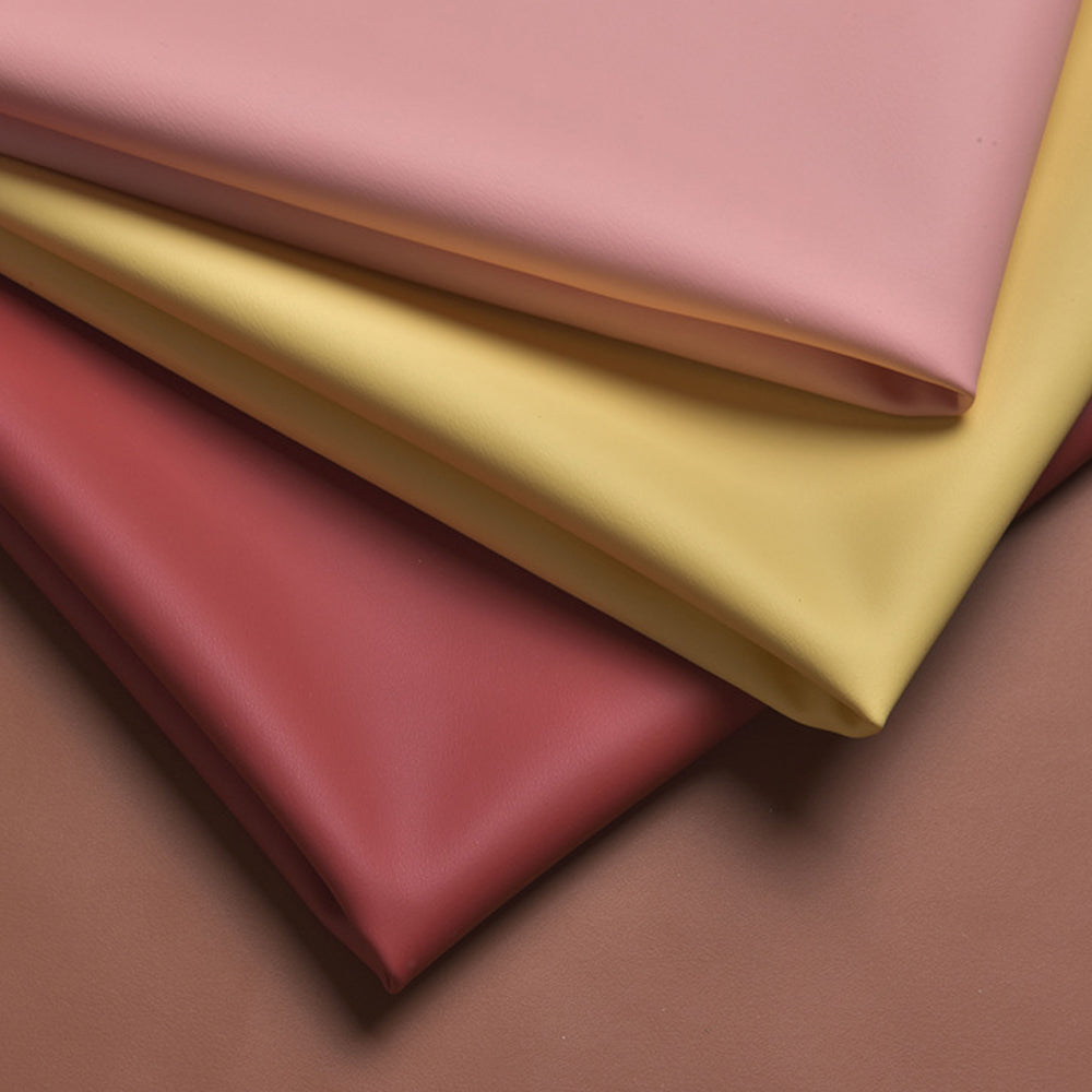 Soft Breathable Nubuck Weft Fabric Faux Leather DIY Crafting