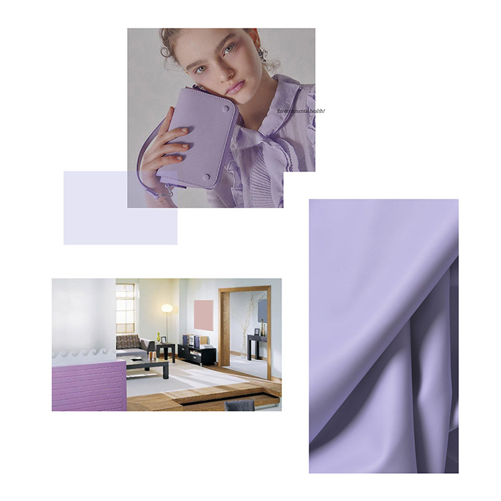 Soft Breathable Nubuck Weft Fabric Faux Leather DIY Crafting