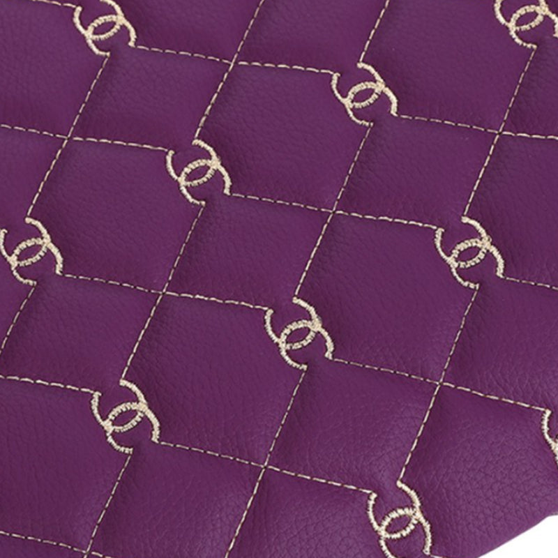 Diamond Stitch Padded Fabric Quilted Cushion Faux Leather