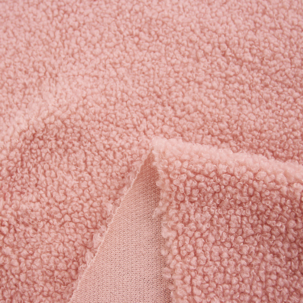 Soft and Breathable Teddy Fleece Fabric for DIY Crafting