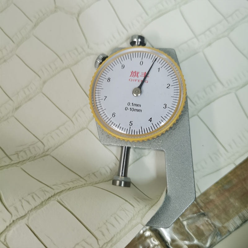 Faux PU Leather With Embossed Crocodile Texture for Shoes DIY Crafting