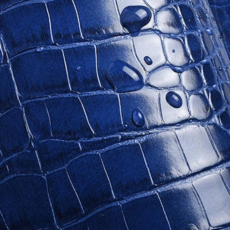 Faux PU Leather With Embossed Crocodile Texture for Shoes DIY Crafting