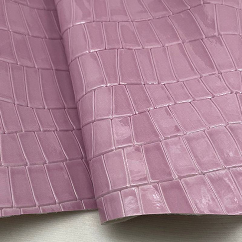 Faux PU Leather With Embossed Crocodile Texture for Shoes DIY Crafting