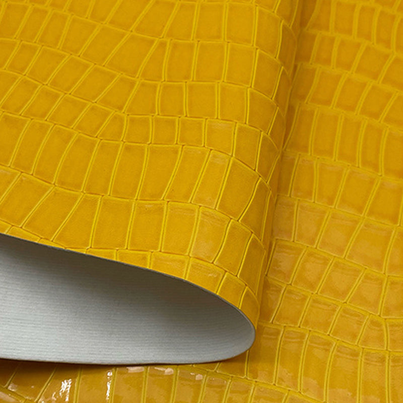 Faux PU Leather With Embossed Crocodile Texture for Shoes DIY Crafting