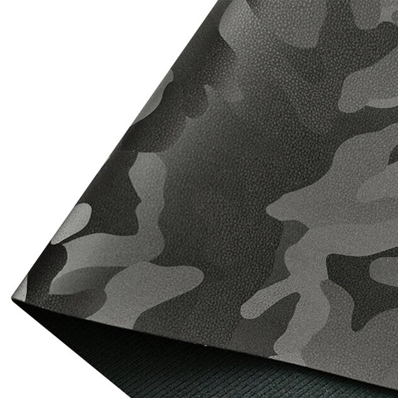 Faux Vinyl Camouflage Leather Fabric for Bags DIY Crafting