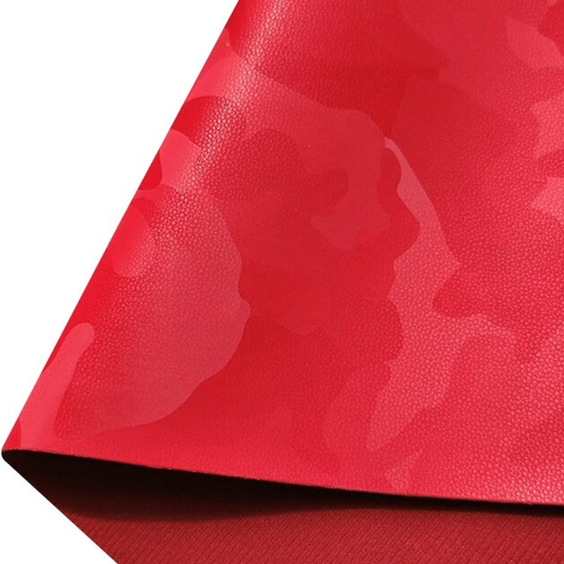 Faux Vinyl Camouflage Leather Fabric for Bags DIY Crafting