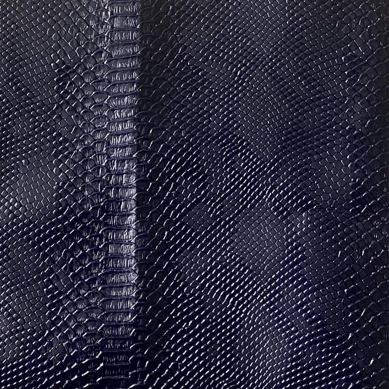 Synthetic Printed Snake Skin Faux Leather for DIY Crafting Bag Making