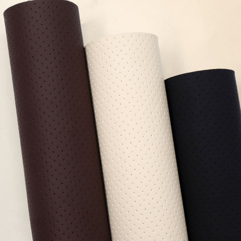 Self-Adhesive Perforated Holes Synthetic Leather Car Upholstery
