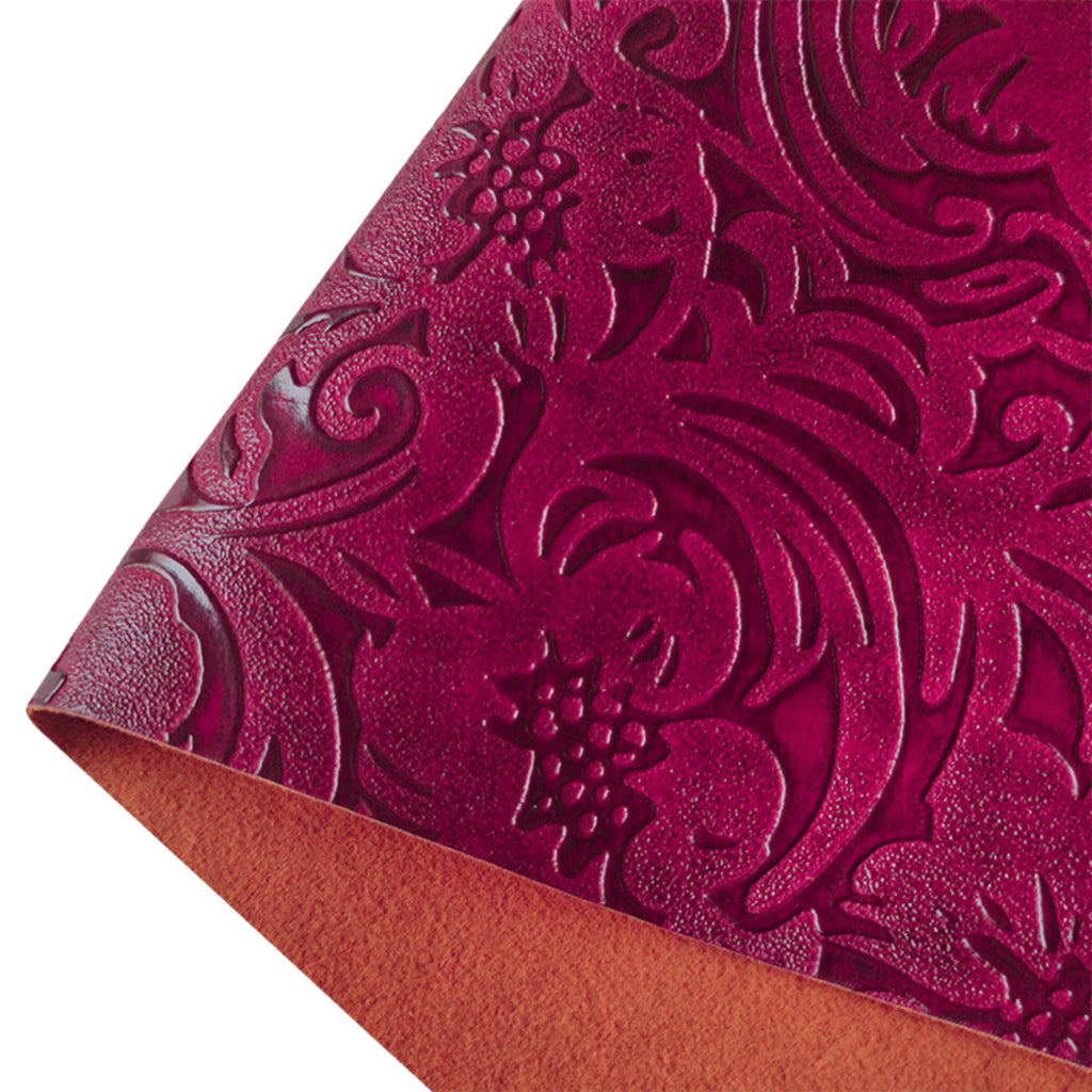 Synthetic Leather Fabric with an Antique Embossed Look