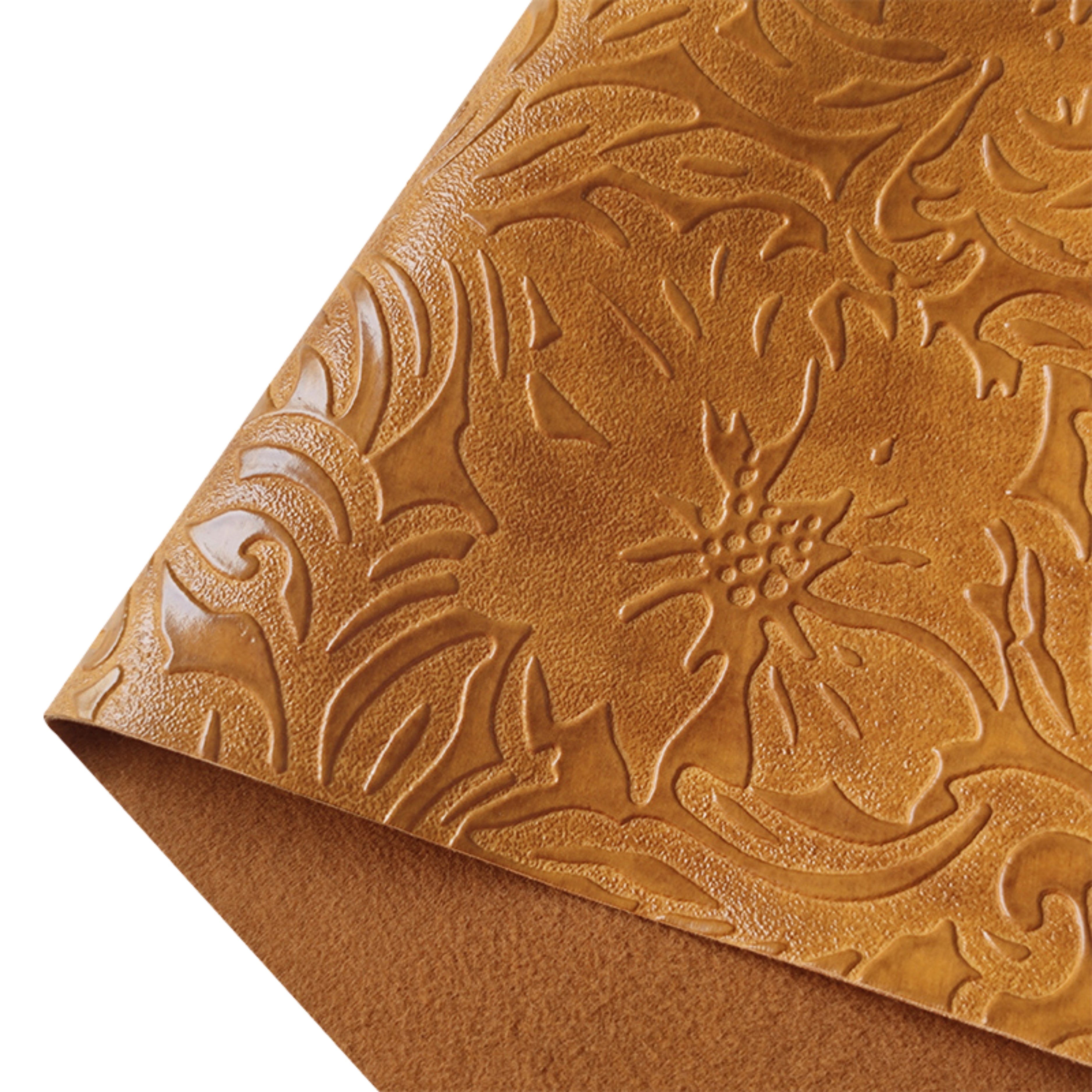 Synthetic Leather Fabric with an Antique Embossed Look