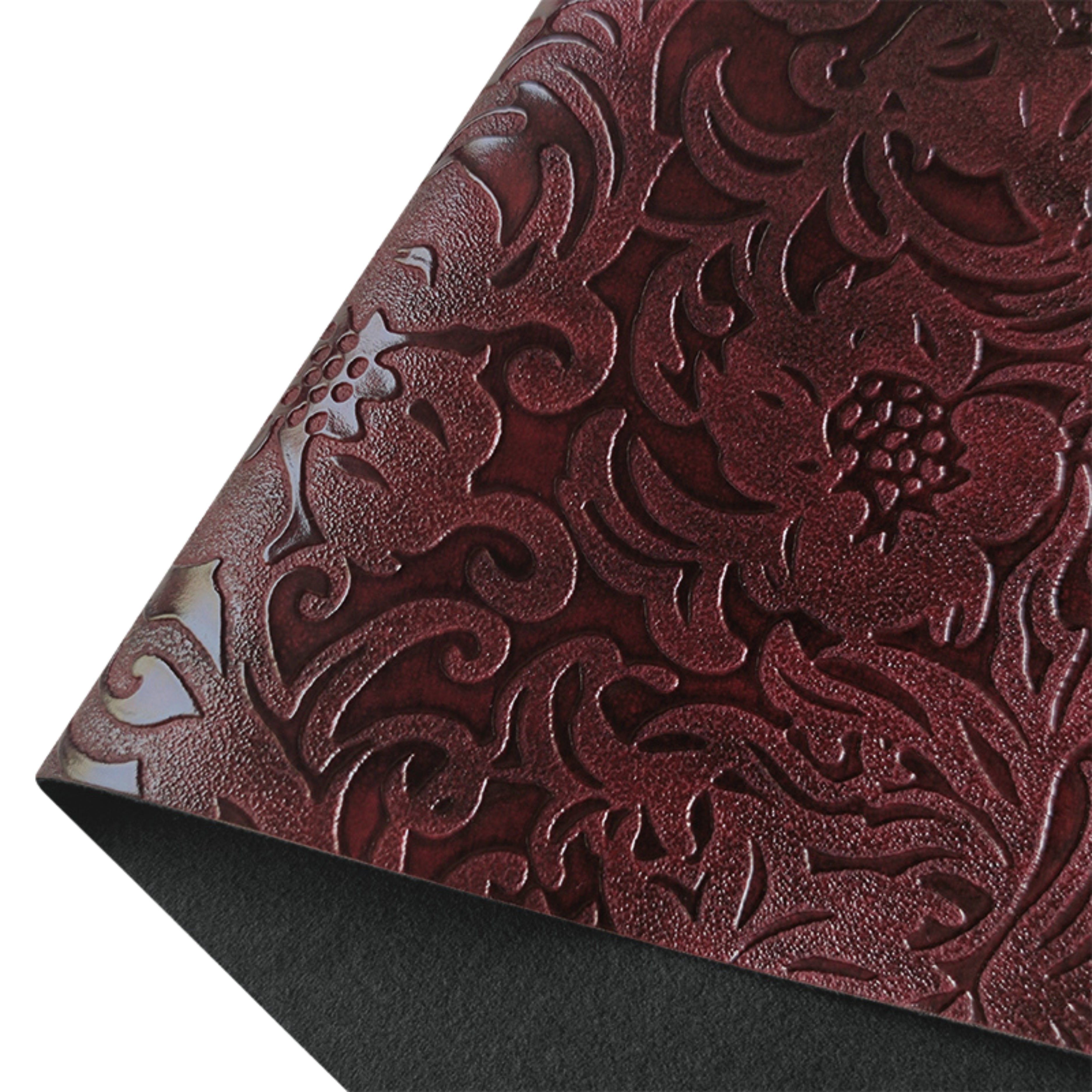 Synthetic Leather Fabric with an Antique Embossed Look