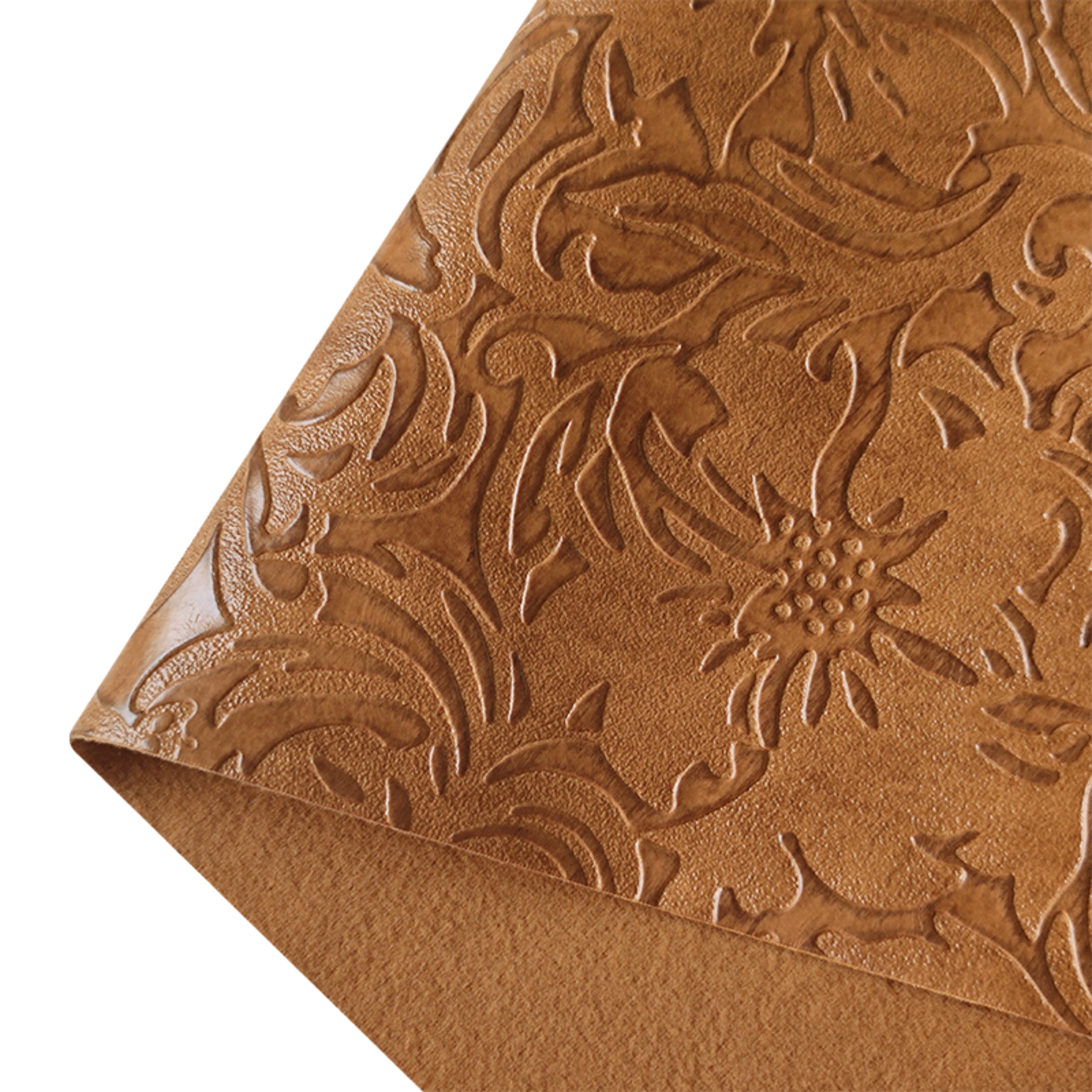Synthetic Leather Fabric with an Antique Embossed Look